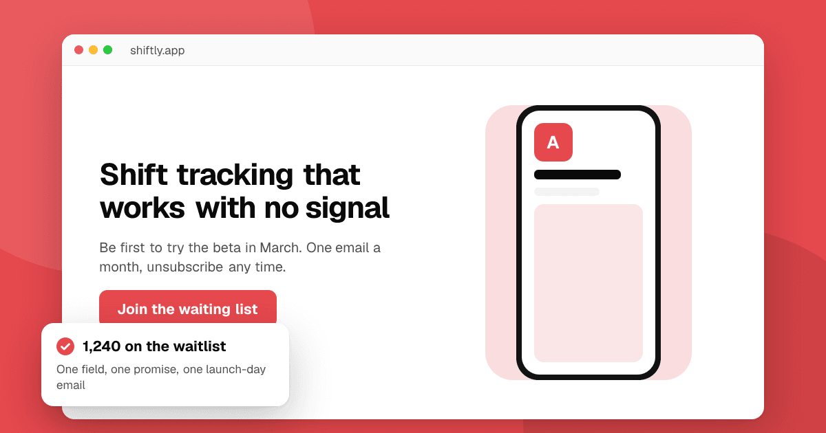 Illustration for the guide “How to create a waitlist for your app: form, emails and template”